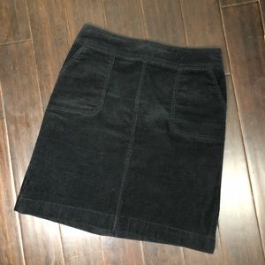 Black Corduroy Skirt from Talbots